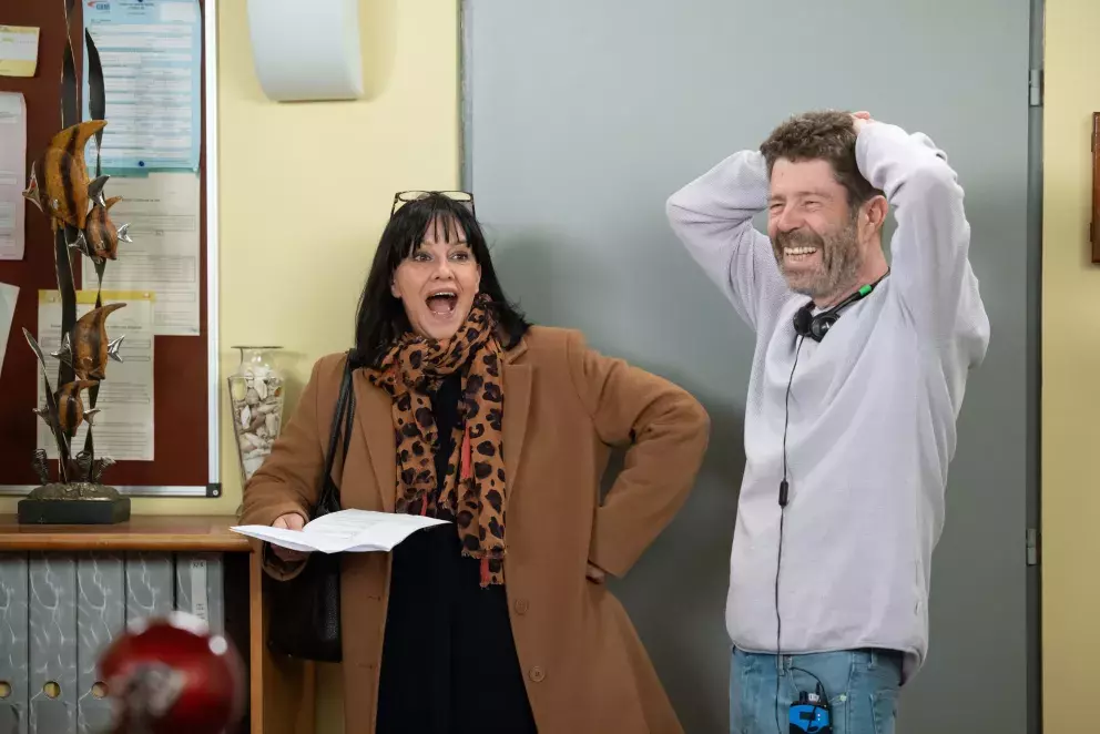 scéna ze seriálu Ulice