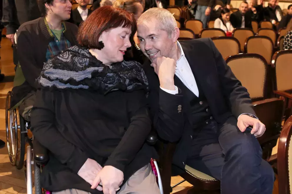 Marek Eben a Markéta Fišerová