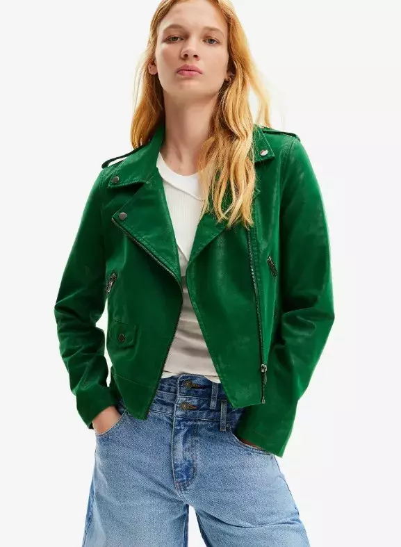 Bunda z umělé kůže, Desigual, 1 895 Kč