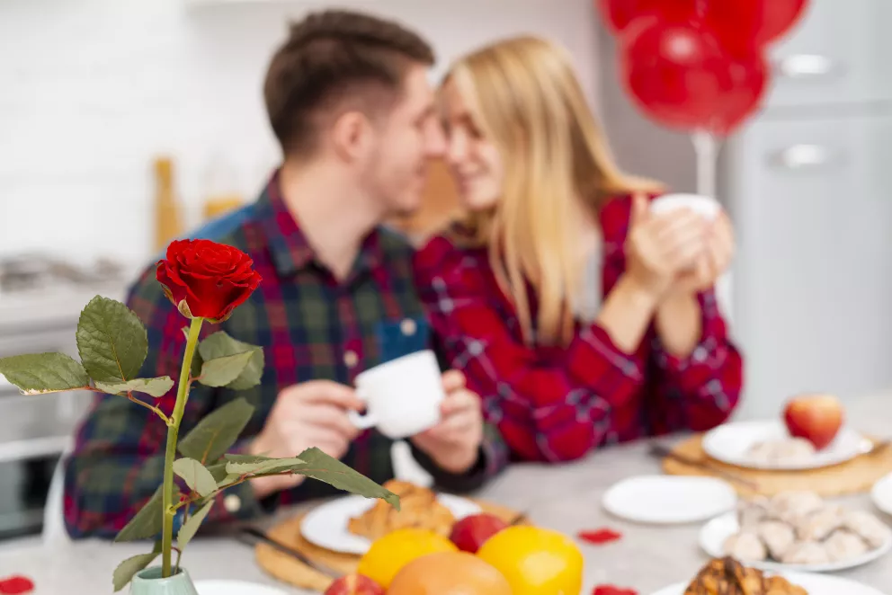 pár slaví Valentýna