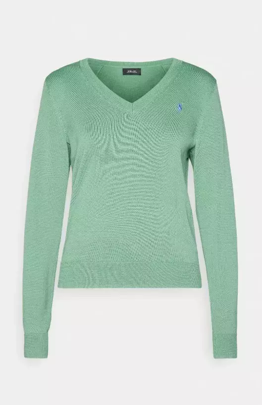 Pastelově zelený svetr, Polo Ralph Lauren, 4 063 Kč