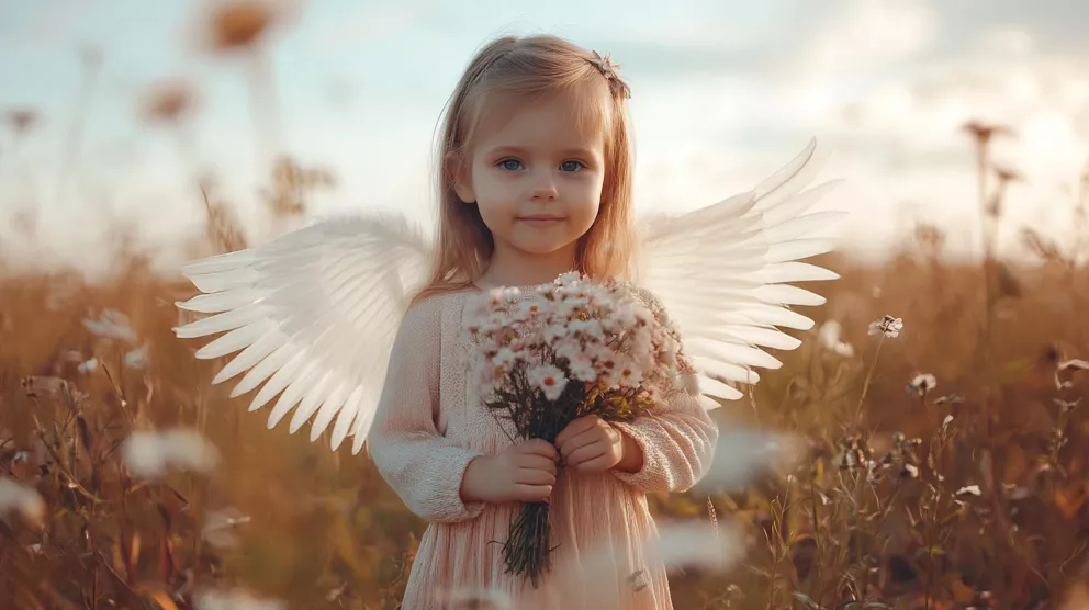 andělská holčička