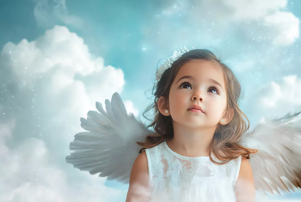 holčička anděl