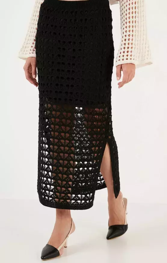 Krajková maxi sukně, LELA, 674 Kč