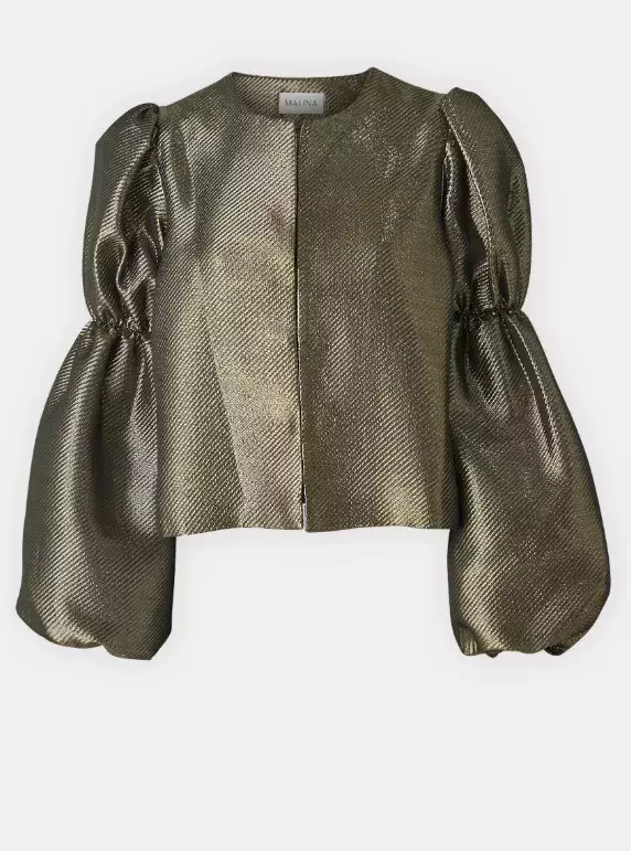 Luxusní halenka s balonovými rukávy, Malina, 3 180 Kč