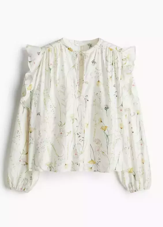 Halenka lemovaná volánky, H&M, 479 Kč