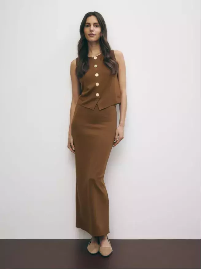 Sukně s vysokým pasem