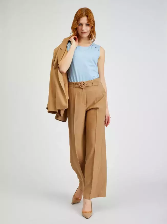 Kalhoty s vysokým pasem