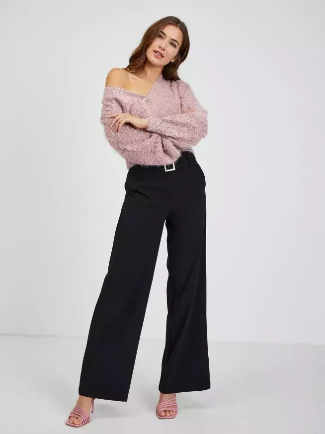 Kalhoty s vysokým pasem