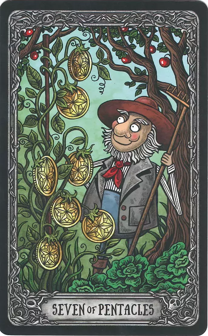 karta 7 pentaklů