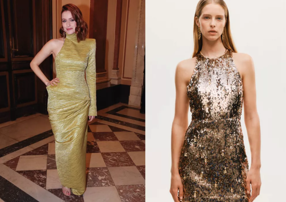 zlaté šaty český lev