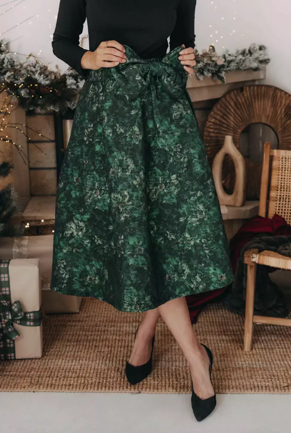 žakárová sukně áčková