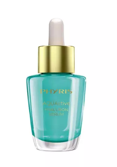 <p><strong>Phyris AQUActive Hyaluron Serum, 1040 Kč</strong></p>

<p>Produkt dodává pleti hydrataci. a zvyšuje její odolnost. Koncentrát účinných látek lehký jako pírko pokrývá pleť jako hydratační síť a doplňuje její zásoby vlhkosti. Aktivní složky Depot Hyaluron, Classic Hyaluron a Hyaluron Equivalent intenzivně hydratují pokožku.</p>
