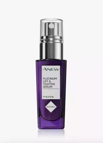 <p><strong>Avon Anew Platinum zpevňující sérum s liftingovým efektem, 505 Kč</strong></p>

<p>Zpevňující sérum s liftingovým efektem Avon Anew Platinum se složkou Protinol™ vyhlazuje pleť, pozvedá kontury a navrací pleti pevnost i pružnost. Vaše pleť získá novou energii, která oslní každého ve vašem okolí.</p>
