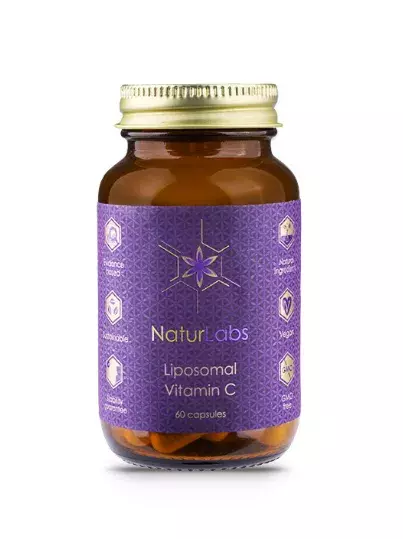 <p>Lipozomální vitamín C, NaturLabs, 60 kapslí, 499 Kč </p>
