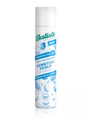 <p><strong>Suchý šampon Sensitive, Batiste, 134 Kč</strong></p>

<p>Šampon vhodný pro citlivou pokožku hlavy může být rychlou záchranou ve chvíli, kdy si nestíháte umýt lasy.</p>
