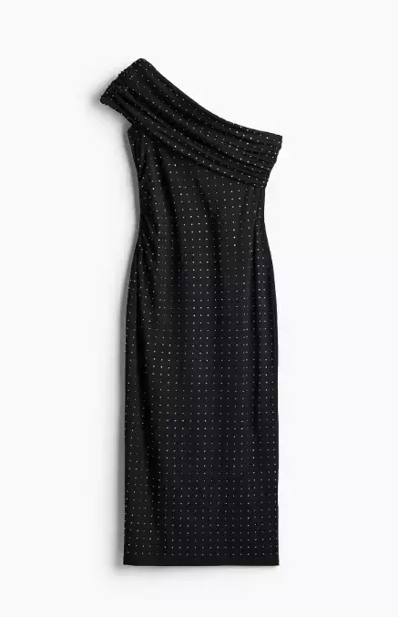 Šaty bodycon odhalující rameno, H&M, 599 Kč