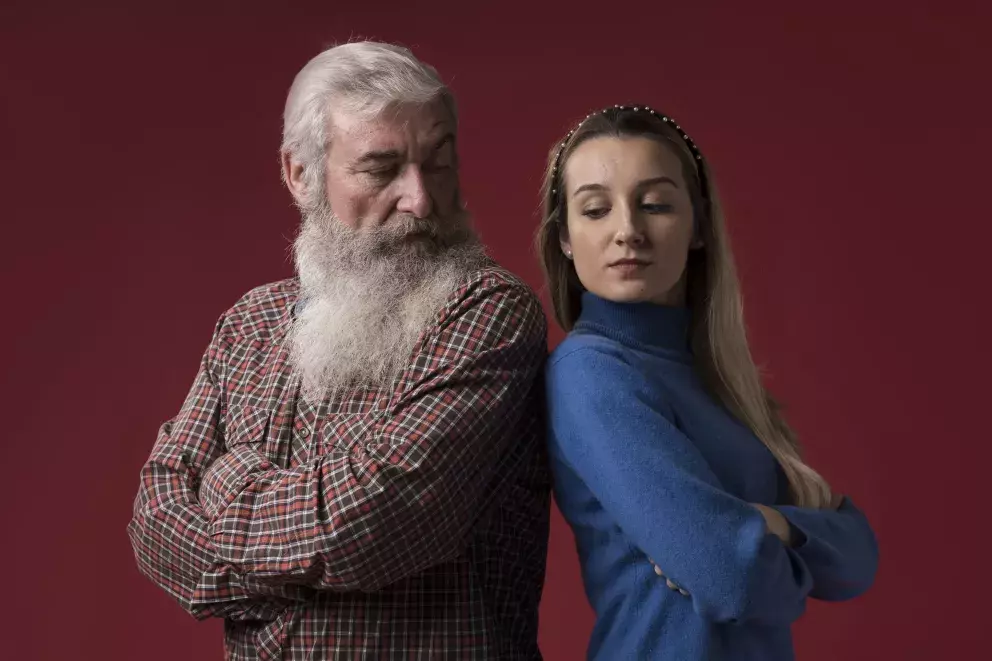 muž, žena, otec a dcera, problémy