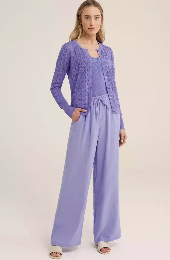 Levandulové kalhoty, WE Fashion, 1 176 Kč