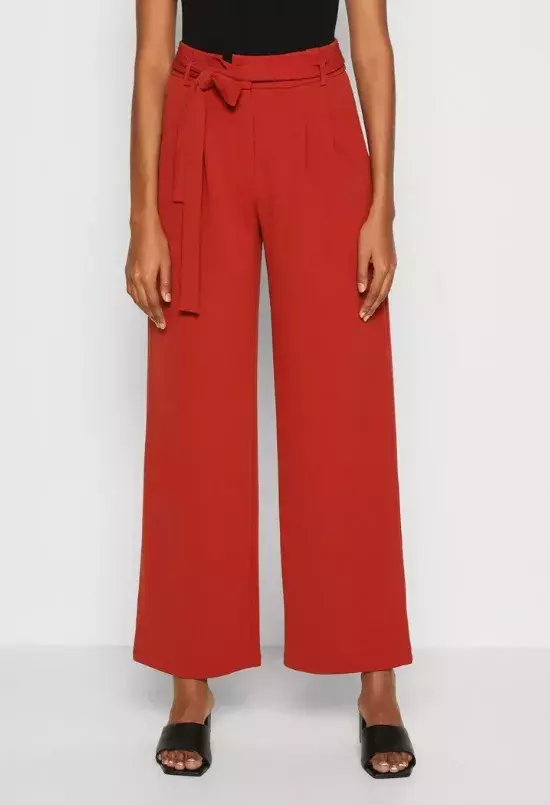 Červené paperbag kalhoty, Anna Field, 830 Kč