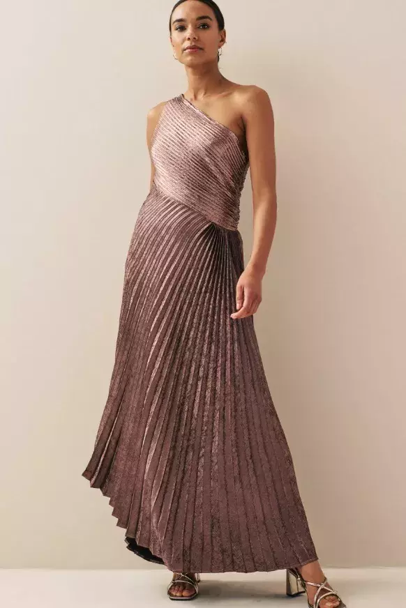 Společenské asymetrické šaty přes jedno rameno, Next, 2 090 Kč