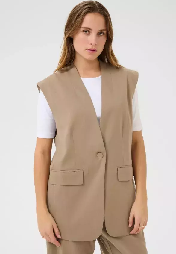 Dlouhá dámská vesta, Kaffe, 1 498 Kč