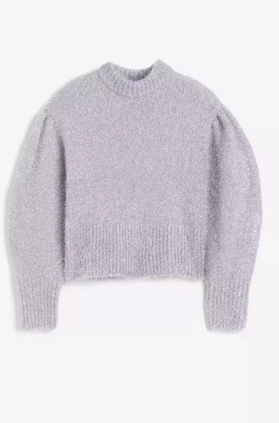 Svetr s balonovým rukávem, H&M, 549 Kč