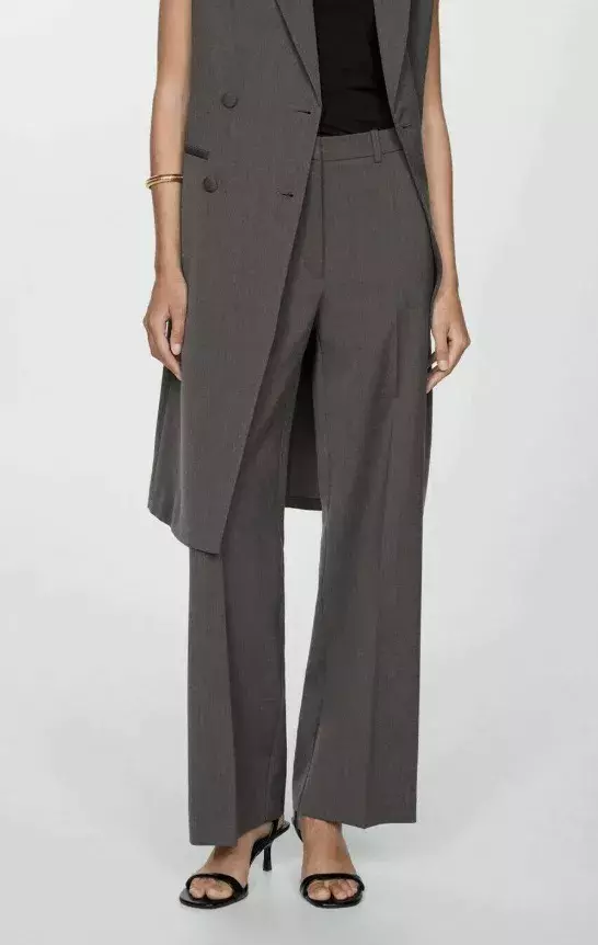 Šedé kalhoty, Mango, 699 Kč