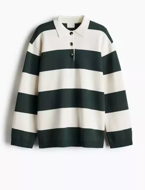 Svetr z jemného úpletu s límečkem, H&M, 839 Kč