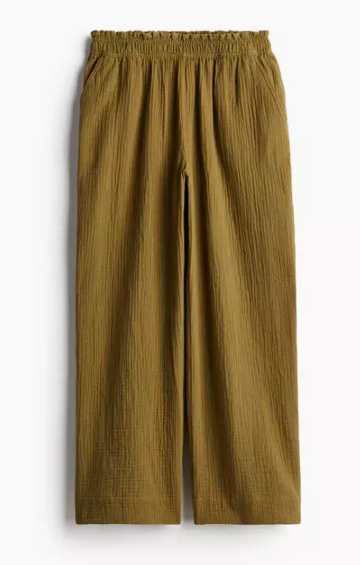 Kalhoty paper bag, H&M, 599 Kč