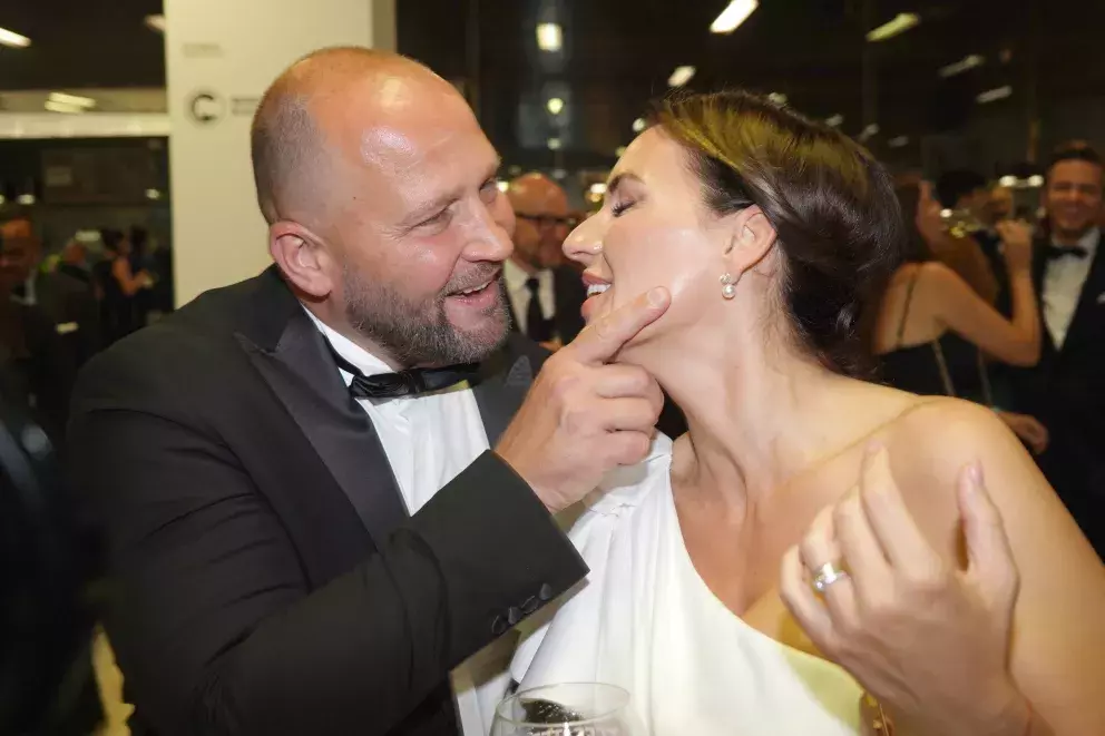 Jiří Šlégr s manželkou Lucií