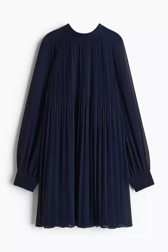 Plisované šifonové šaty, H&M, 959 Kč