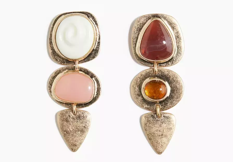 Zdobené náušnice s přívěsky, H&M, 309 Kč