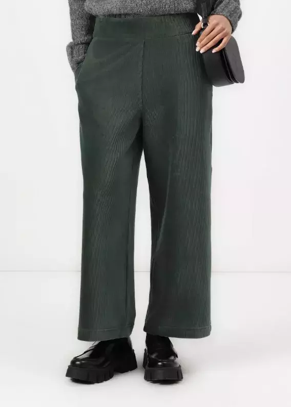 Velurové kalhoty s volnými nohavicemi, Marc O'Polo DENIM, 2 072 Kč