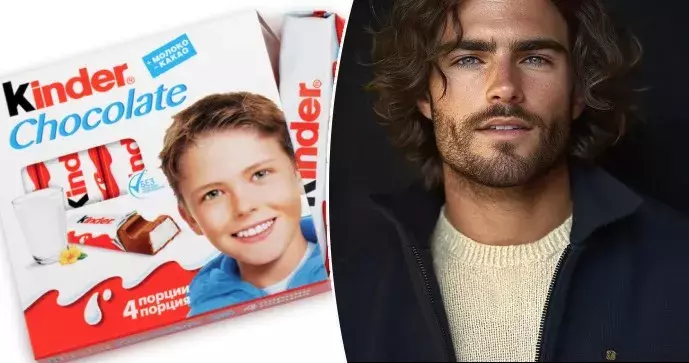 Obal na Kinder čokoládu