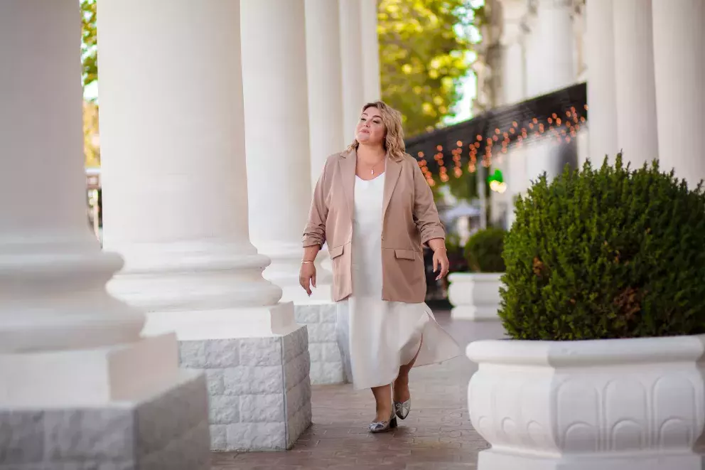 xxl móda žena v sáčku