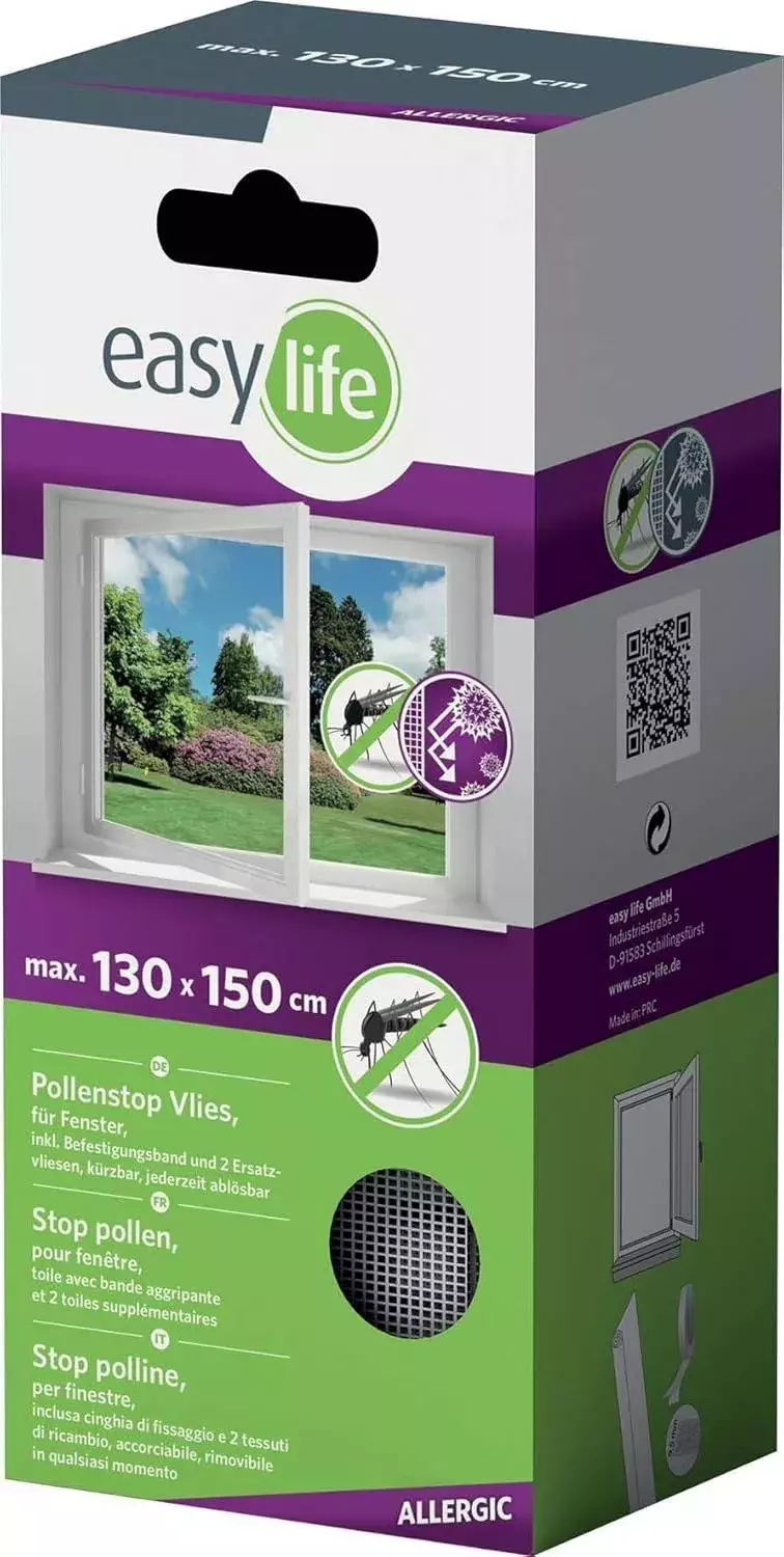 <p><strong>Easy Life Síť proti pylu z tkané textilie, 570 Kč</strong></p>

<p>Díky této pylové síti zamezíte průniku pylových zrn, ale neomezíte přísun čerstvého vzduchu. V neposlední řadě vás síť ochrání také před obtěžujícím hmyzem. Koupíte na Proalergiky.cz</p>
