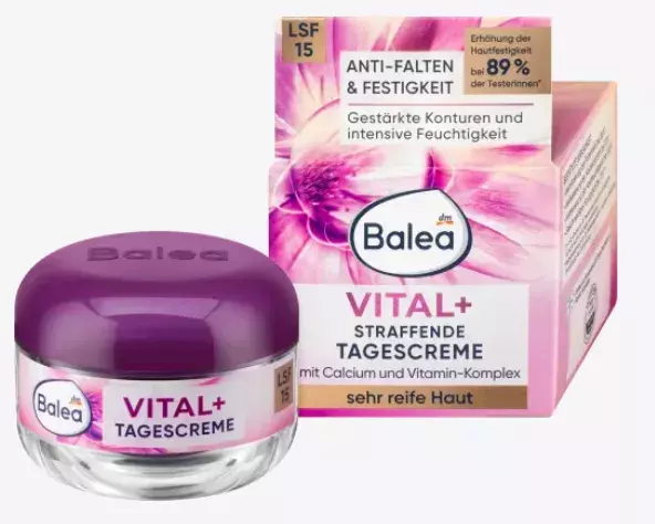 <p>Denní krém Vital +, Balea, 109 Kč</p>
