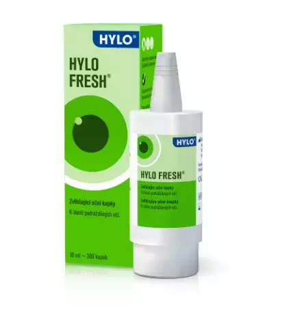 <p><strong>Oční kapky Hylo Fresh, 255 Kč</strong></p>

<p>Ať už trpí vaše oči pocitem únavy, pálením a slzením kvůli dlouhému sezení u počítače neo je podráždění výsledkem alergie, úlevu přinesou oční kapky Hylo Fresh. Nabízejí unikátní kombinaci kyseliny hyaluronové a výtažku ze světlíku lékařského. Tato osvědčená dvojice podporuje přirozený slzný film a zmírňuje tak příznaky unavených očí. Použít je můžete i s kontaktními čočkami.</p>
