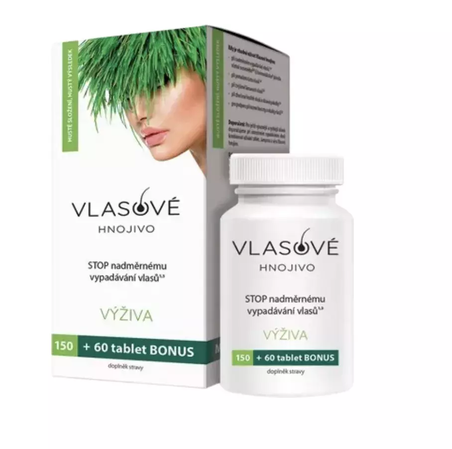 Vlasové hnojivo – šampon, sérum a tablety