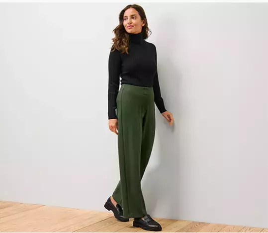 <p>Žerzejové kalhoty, 799 Kč</p>
