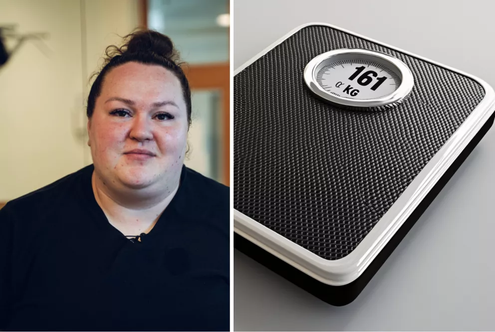 Gábina se projedla až na váhu 161 kilogramů