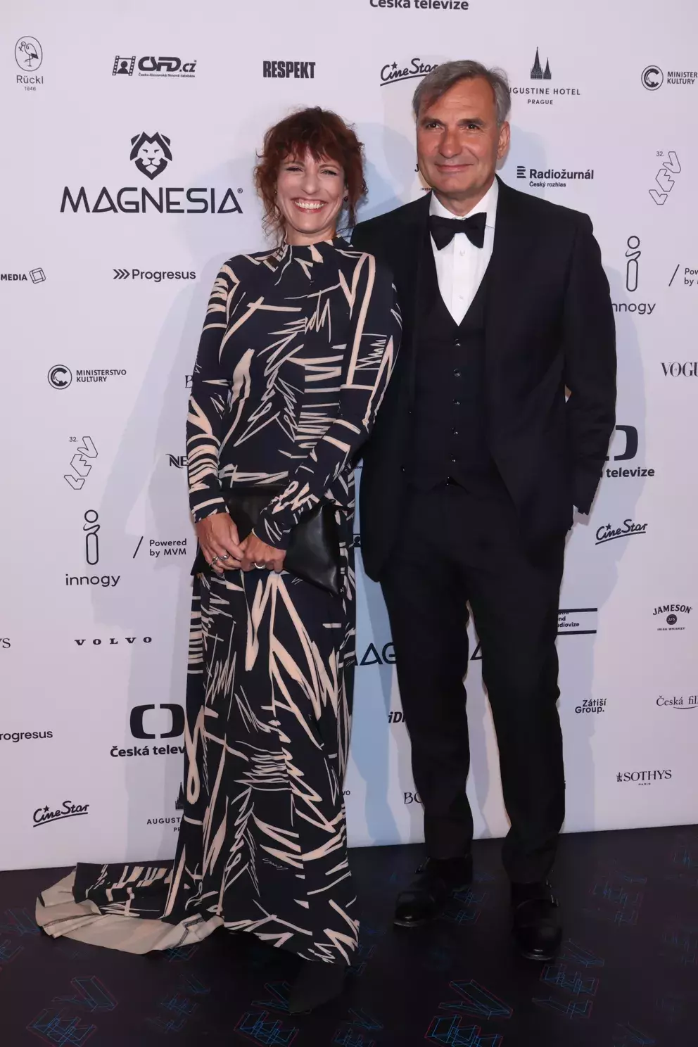 Jiří Macháček s partnerkou