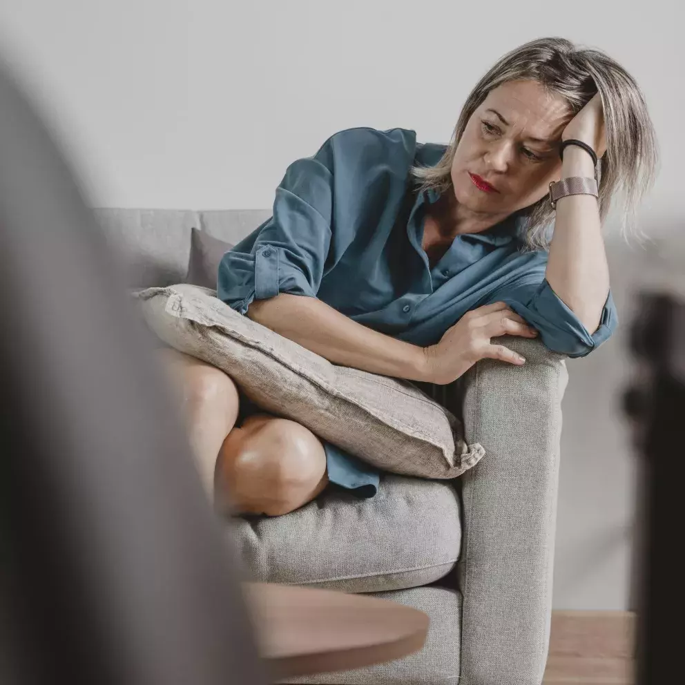 žena, smutek, slzy, pláč