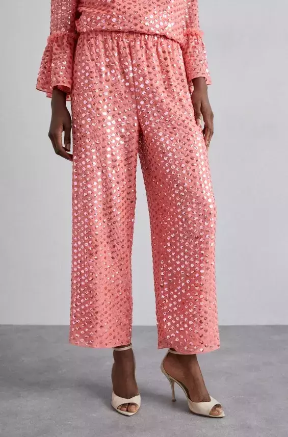 Luxusní kalhoty s flitry, Needle & Thread, 5 748 Kč