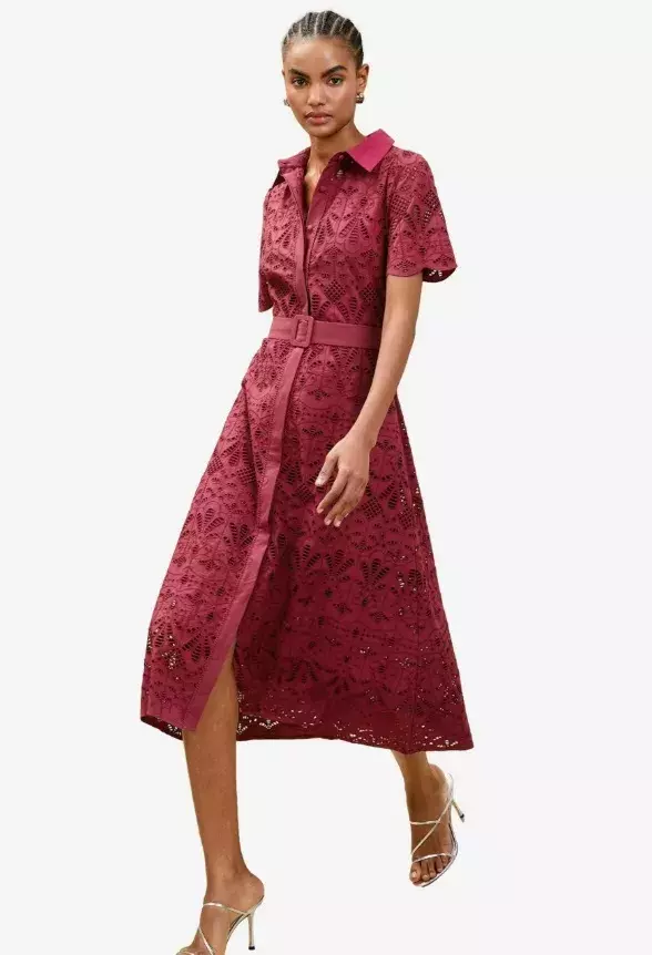 Košilové šaty s madeirou, Lipsy, 6 815 Kč