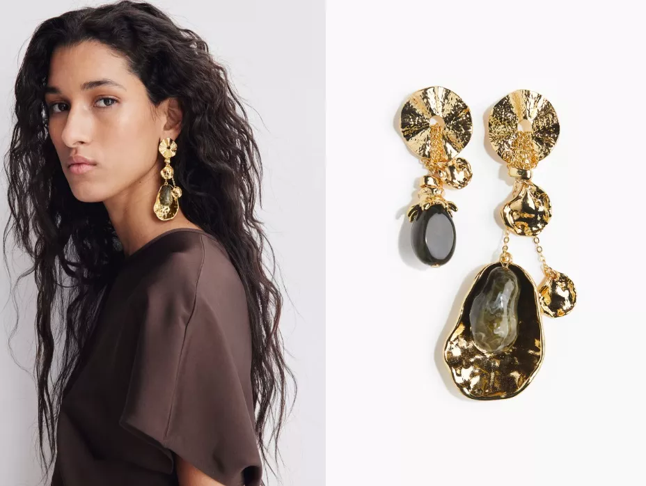 asymetrické náušnice