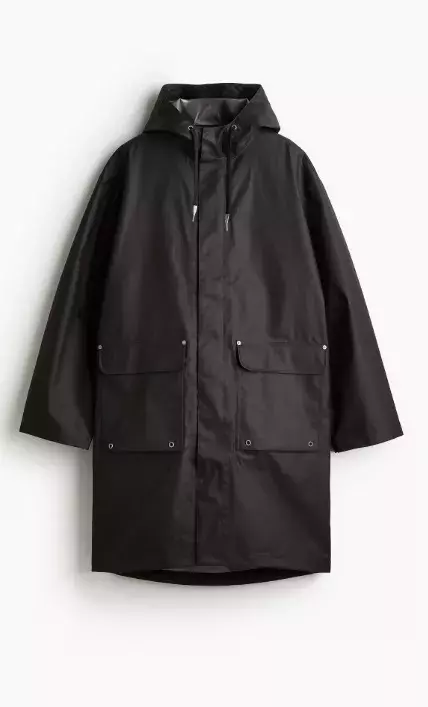 Plátěná parka, H&M, 1 199 Kč