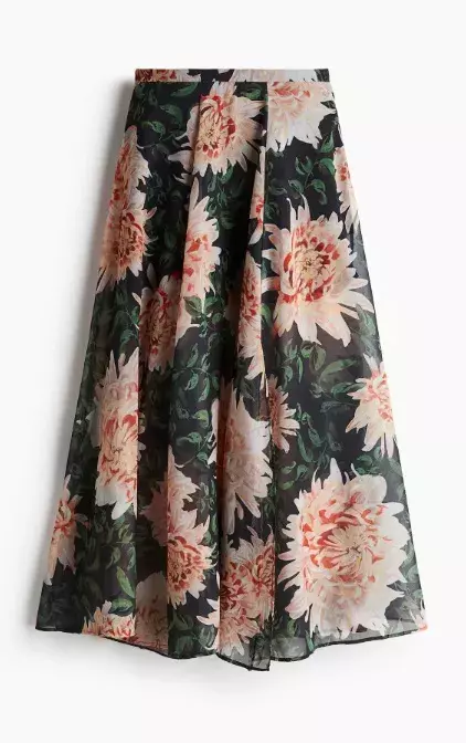 Midi květovaná sukně, H&M, 1 199 Kč