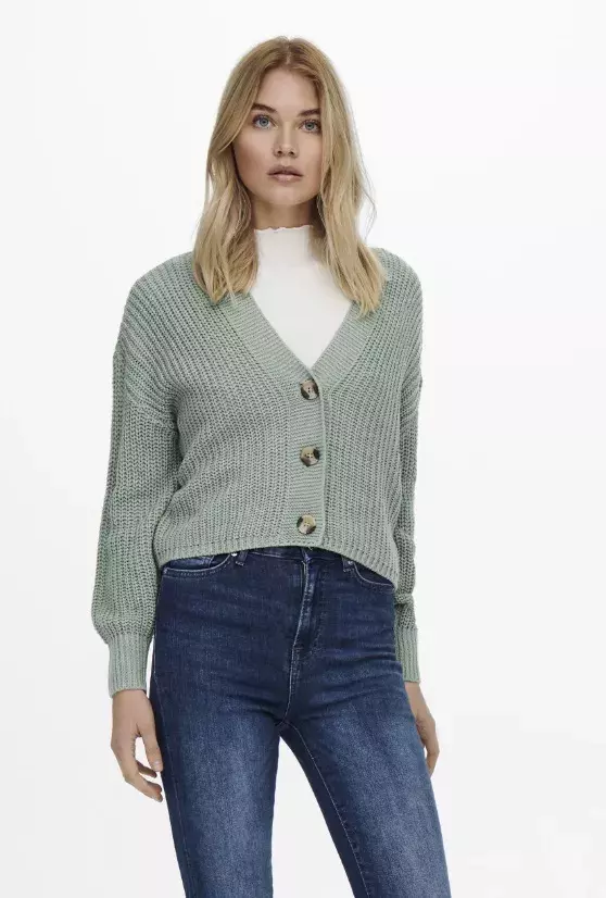 Zelený kardigan, ONLY, 576 Kč